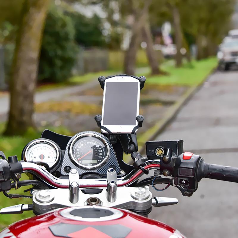 RAM X-Grip Large Phone Mount with Handlebar U-Bolt Base (RAM-B-149Z-UN10) (sku 53838) - BuyBits Ltd UK