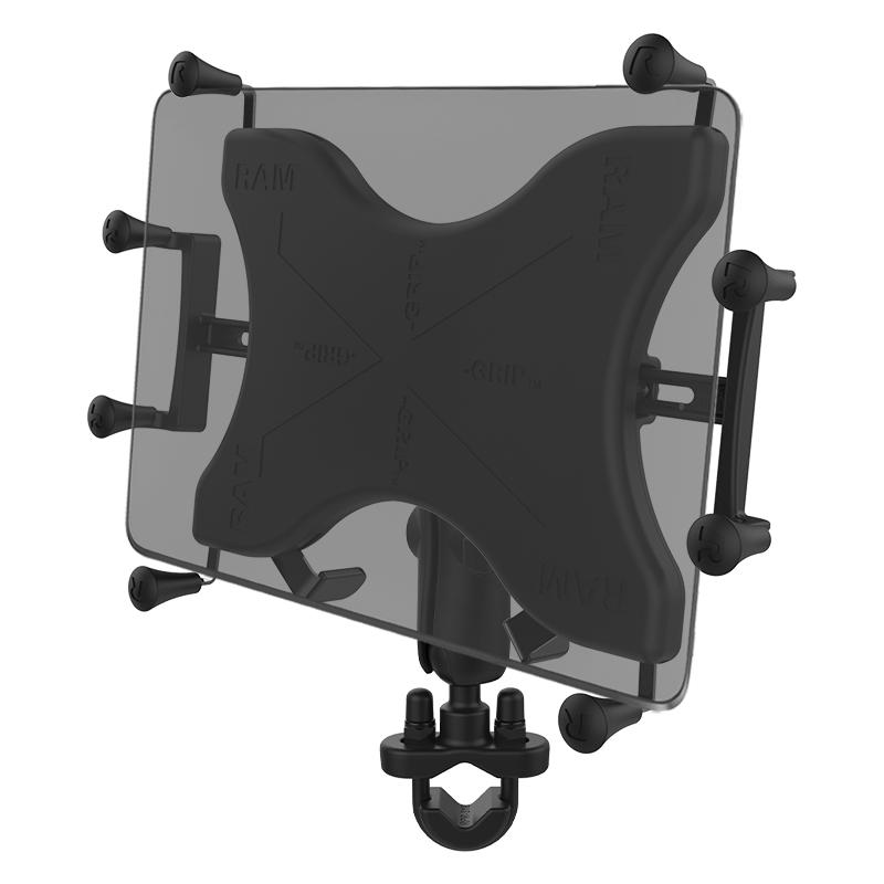 RAM X-Grip Large Tablet Mount with Handlebar U-Bolt Base (RAM-B-149Z-UN11U) (sku 51061) - BuyBits Ltd UK