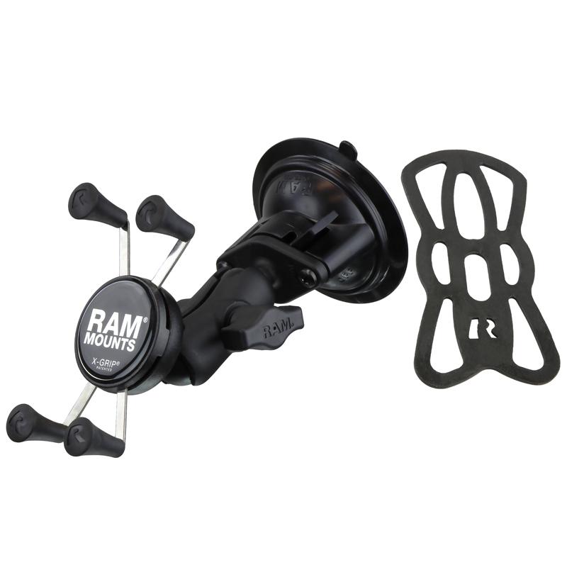 RAM X-Grip Phone Mount with Twist-Lock Suction Cup (RAM-B-166-A-UN7U) (sku 53837) - BuyBits Ltd UK