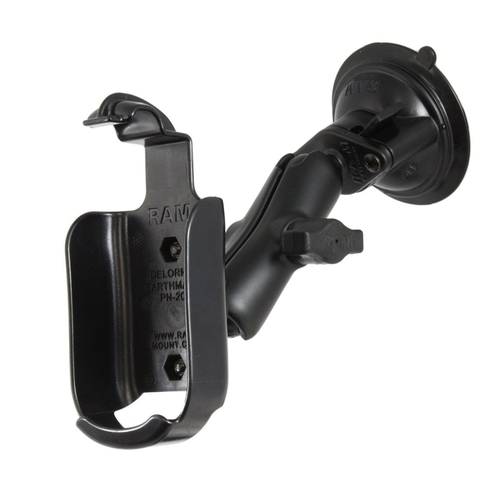 RAM Twist-Lock Suction Cup Mount for Delorme Earthmate PN Series (RAM-B-166-DEL1U) (sku 54243) - BuyBits Ltd UK