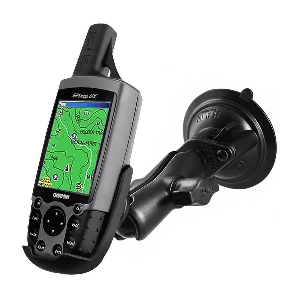 RAM Twist-Lock Suction Cup Mount for Garmin Astro 220, GPS 60 + More (RAM-B-166-GA12U) (sku 54250) - BuyBits Ltd UK