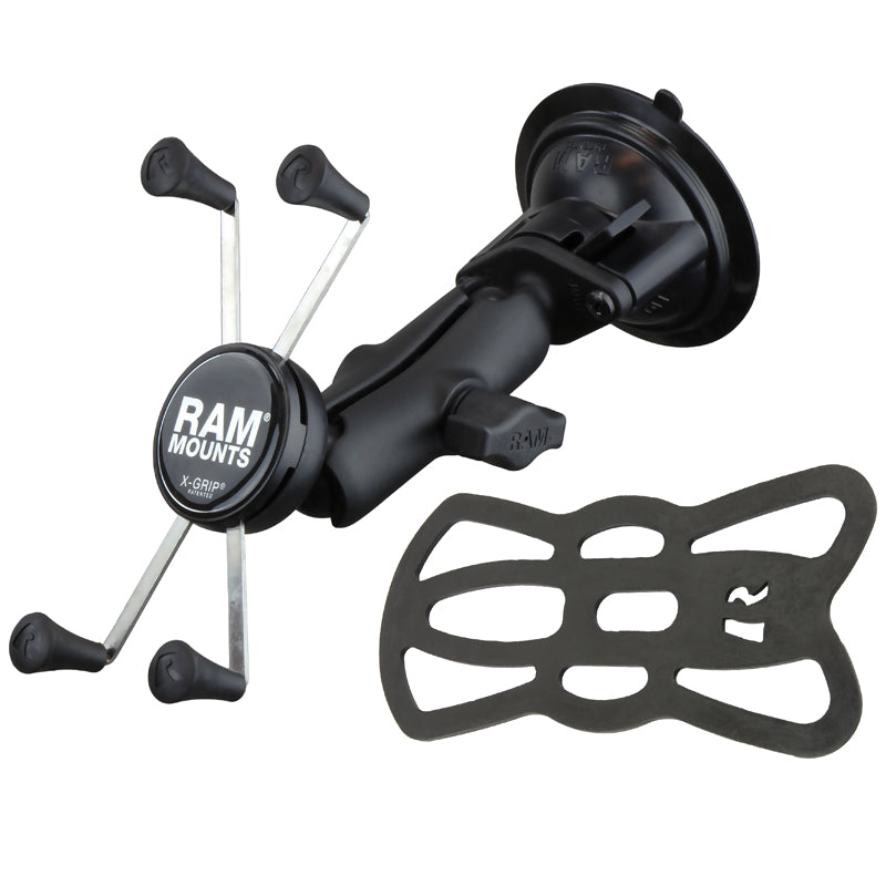 RAM X-Grip Large Phone Mount with RAM Twist-Lock Suction Cup Base (RAM-B-166-UN10U) (sku 35539)
