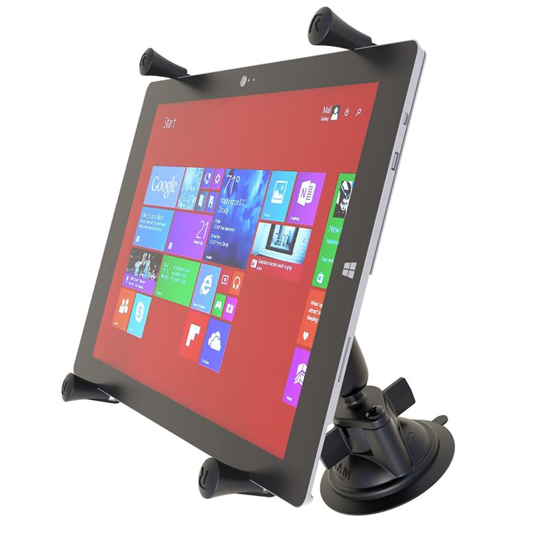 RAM X-Grip Large Tablet Mount with RAM Twist-Lock Suction Cup Base (RAM-B-166-UN11U) (sku 51070) - BuyBits Ltd UK