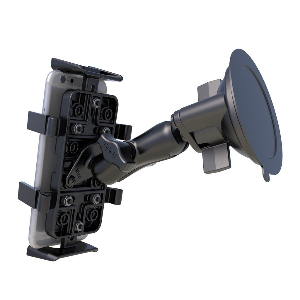 RAM Finger-Grip Universal Mount with RAM Twist-Lock Suction Cup Base (RAM-B-166-UN4U) (sku 54192) - BuyBits Ltd UK