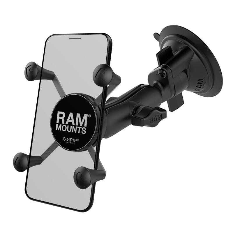 RAM-B-166-UN7 Universal X-Grip Phone Holder Twist Lock Suction Cup (sku 18977)