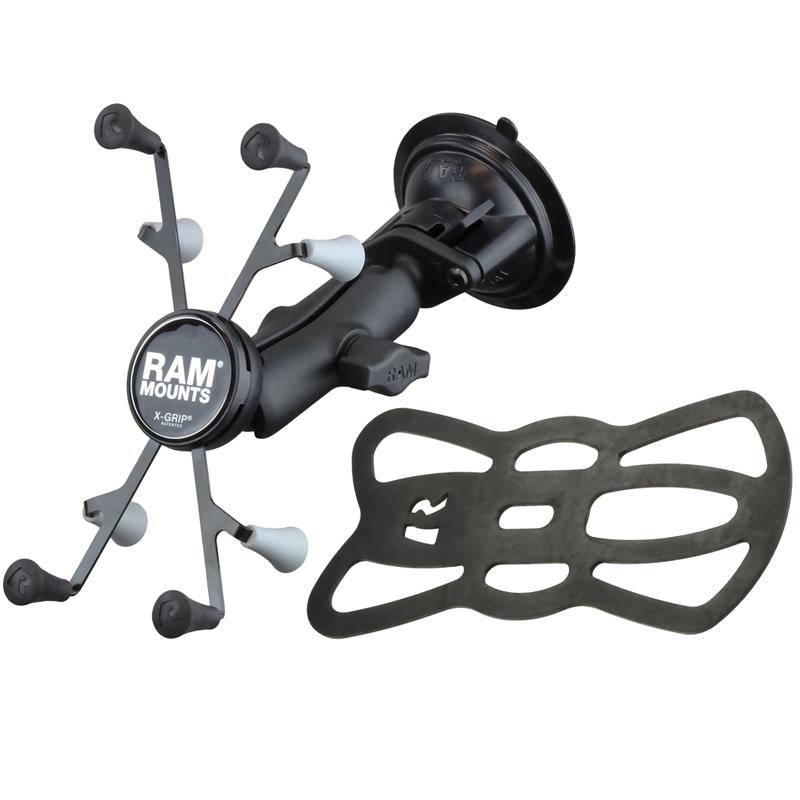 RAM X-Grip with RAM Twist-Lock Suction Cup Mount for 7"-8" Tablets (RAM-B-166-UN8U) (sku 50997) - BuyBits Ltd UK