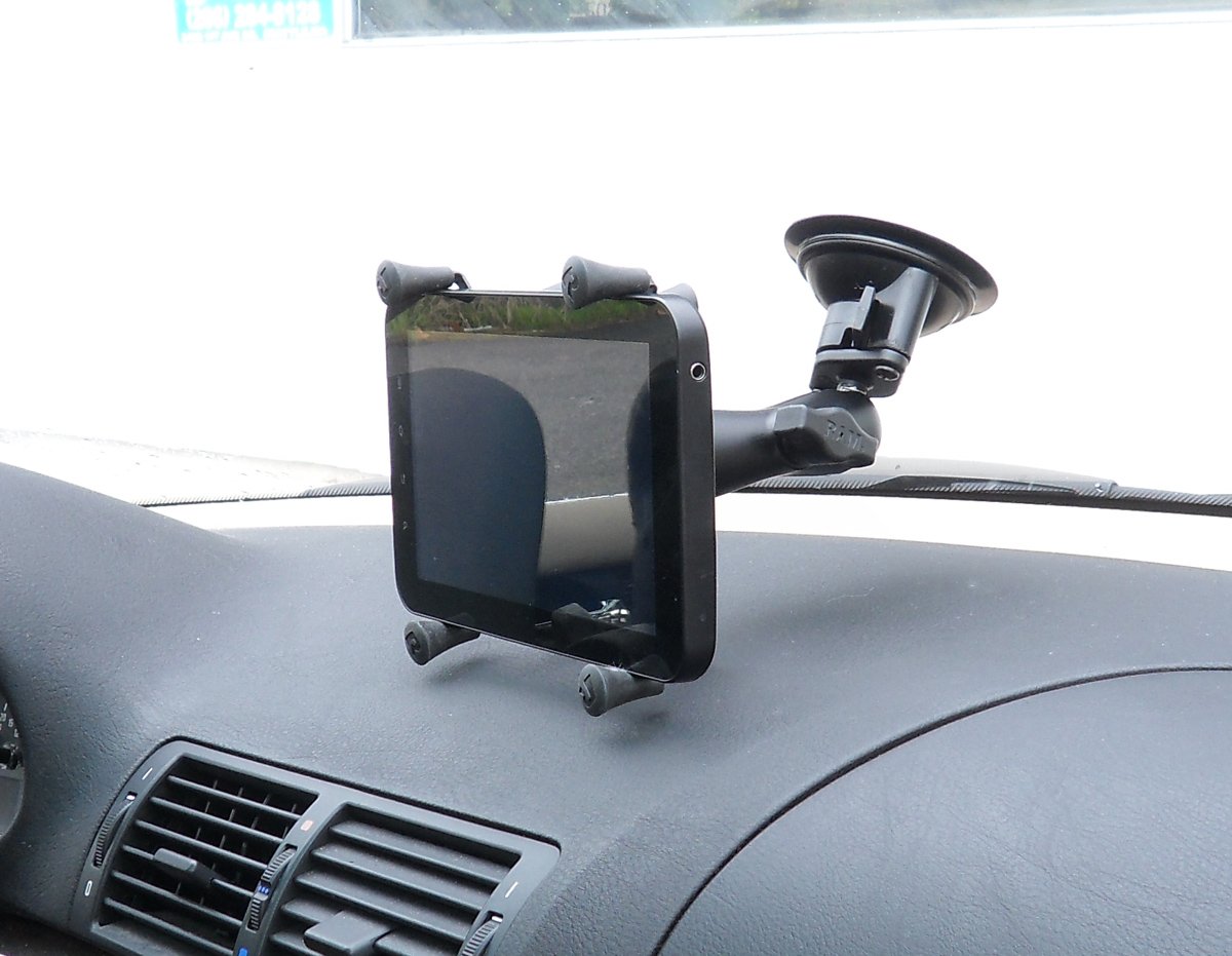 RAM X-Grip with RAM Twist-Lock Suction Cup Mount for 7"-8" Tablets (RAM-B-166-UN8U) (sku 50997) - BuyBits Ltd UK