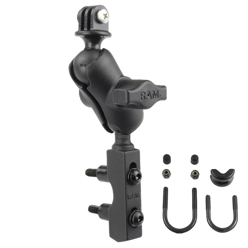 RAM Motorcycle Brake-Clutch Reservoir Base with Action Camera Mount (RAM-B-174-A-GOP1) (sku 51169) - BuyBits Ltd UK