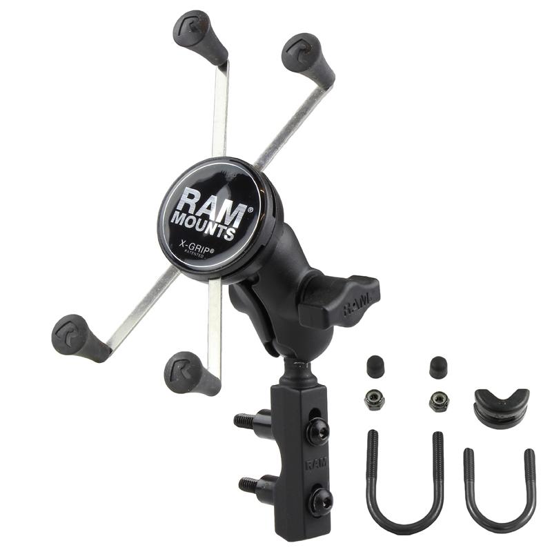RAM X-Grip Large Phone Mount with Brake-Clutch Reservoir Base (RAM-B-174-A-UN10U) (sku 54884) - BuyBits Ltd UK