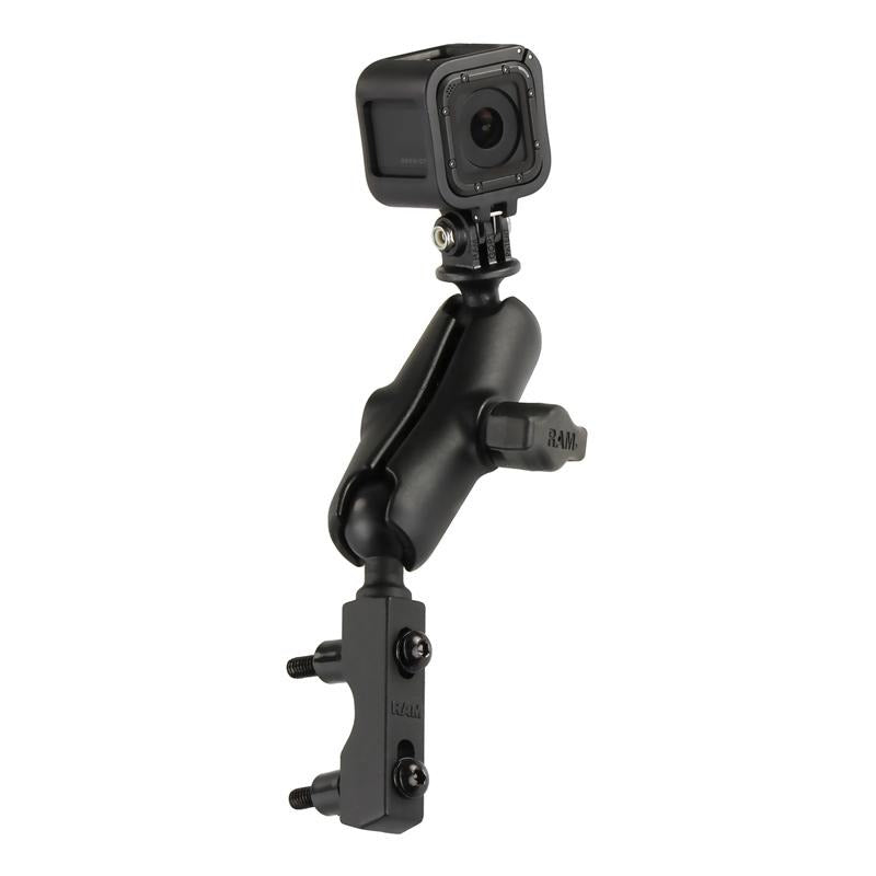 RAM Brake-Clutch Reservoir Mount with Universal Action Camera Adapter (RAP-B-400-GA63U) (sku 51156) - BuyBits Ltd UK