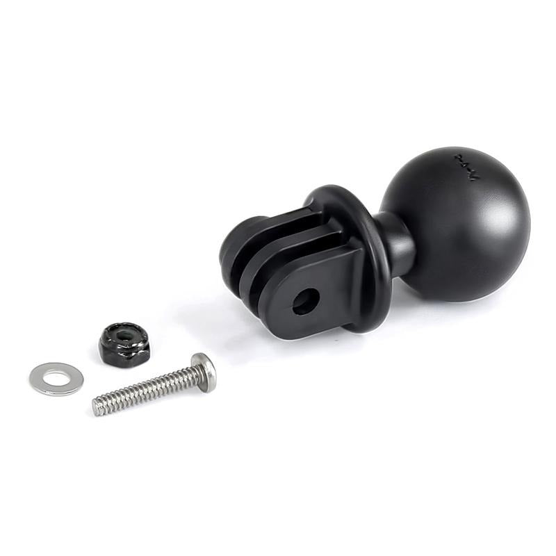 RAM Motorcycle Fork Stem Mount with Universal Action Camera Adapter (RAM-B-176-GOP1U) (sku 51144) - BuyBits Ltd UK