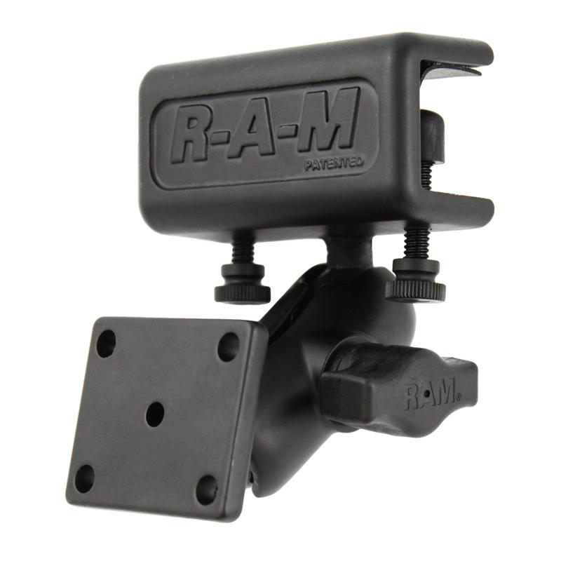 RAM Glare Shield Clamp Double Ball Mount with AMPS Hole Pattern (RAM-B-177-347U) (sku 54931) - BuyBits Ltd UK