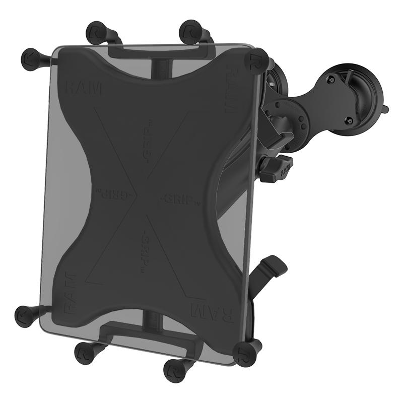 RAM X-Grip with RAM Twist-Lock Dual Suction Mount for 9"-10" Tablets (RAM-B-189-C-UN9U) (sku 51039) - BuyBits Ltd UK