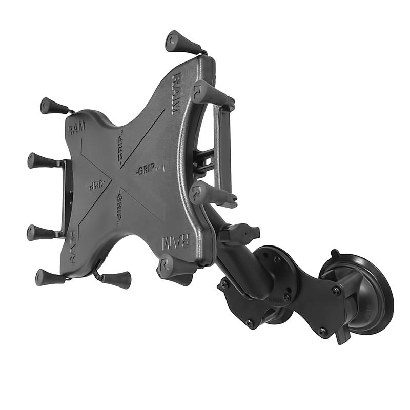 RAM X-Grip with RAM Twist-Lock Dual Suction Mount for 9"-10" Tablets (RAM-B-189-C-UN9U) (sku 51039) - BuyBits Ltd UK