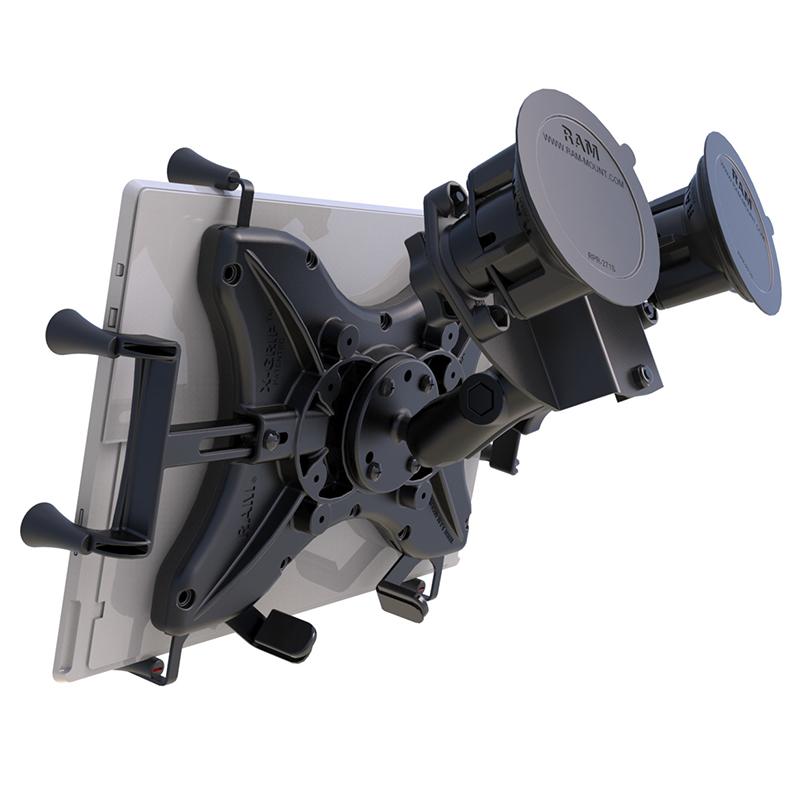 RAM X-Grip with RAM Twist-Lock Pivot Suction for 12" Tablets (RAM-B-189-PIV1-UN11U) (sku 51002) - BuyBits Ltd UK