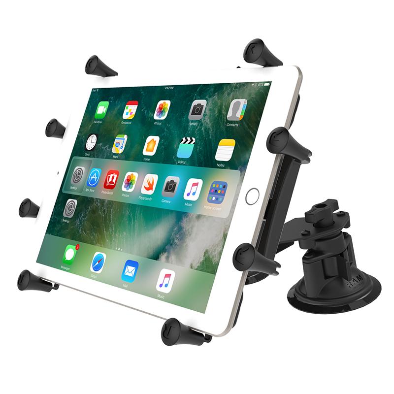 RAM X-Grip with RAM Twist-Lock Pivot Suction for 9"-10" Tablets (RAM-B-189-PIV1-UN9-KRU) (sku 51103) - BuyBits Ltd UK