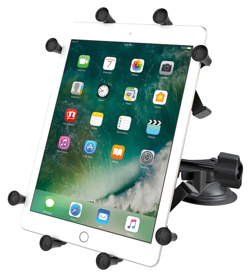 RAM X-Grip with RAM Twist-Lock Dual Suction for 9"-10" Tablets (RAM-B-189-PIV1-TAB10-ALA1-KR) (sku 51098) - BuyBits Ltd UK