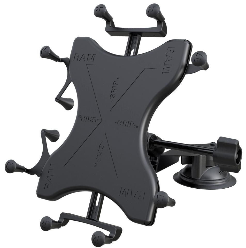 RAM X-Grip with RAM Twist-Lock Dual Suction for 9"-10" Tablets (RAM-B-189-PIV1-TAB10-ALA1-KR) (sku 51098) - BuyBits Ltd UK