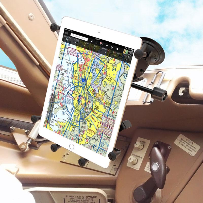 RAM X-Grip with RAM Twist-Lock Dual Suction for 9"-10" Tablets (RAM-B-189B-201-ALA1-KRU) (sku 54866) - BuyBits Ltd UK