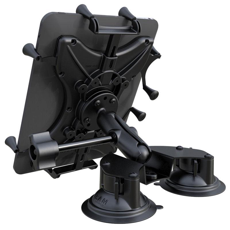 RAM X-Grip with RAM Twist-Lock Dual Suction for 9"-10" Tablets (RAM-B-189B-201-ALA1-KRU) (sku 54866) - BuyBits Ltd UK