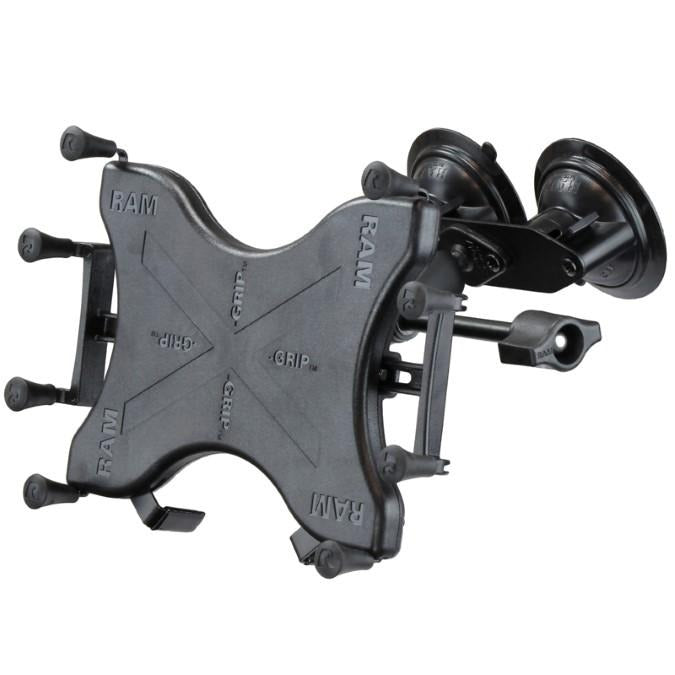 RAM X-Grip with RAM Twist-Lock Dual Suction for 9"-10" Tablets (RAM-B-189-UN9-FRO1-KRU) (sku 51112) - BuyBits Ltd UK