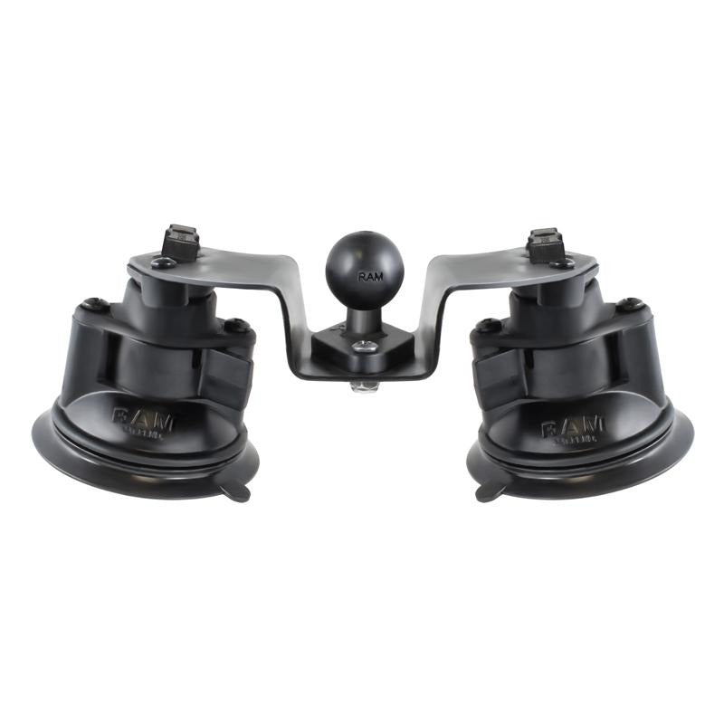 RAM Twist-Lock Dual Pivot Suction Cup Base with Ball (RAM-B-189B-PIV1U) (sku 54851) - BuyBits Ltd UK
