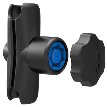 Ram Double Socket Standard Arm with Security Pin-Lock Knob for 1 inch Diameter Ball Bases (sku 30630)