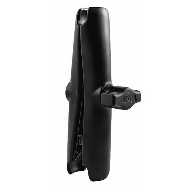 GENUINE RAM MOUNT with LONG 5 1-4inch ARM &amp; DIAMOND BASE for MOTORCYCLE HANDLEBAR CLAMPS (SKU 6014)