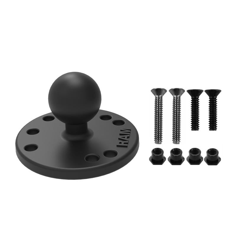 RAM Round Plate with Ball &amp; Mounting Hardware for Garmin StreetPilot (RAM-B-202-G3U) (sku 55001) - BuyBits Ltd UK