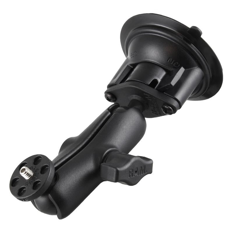 RAM Twist-Lock Suction Cup Mount with 1-4"-20 Threaded Camera Adapter (RAM-B-224-1-366U) (sku 54862) - BuyBits Ltd UK
