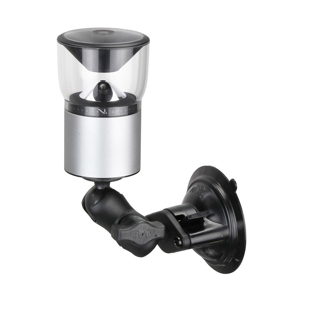 RAM Twist-Lock Suction Cup Mount with 1-4"-20 Threaded Camera Adapter (RAM-B-224-1-A-366U) (sku 54857) - BuyBits Ltd UK