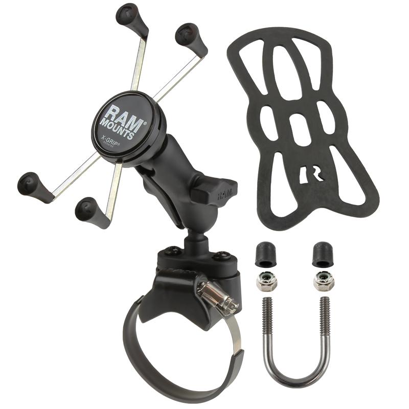 RAM X-Grip Large Phone Mount with ATV-UTV Rail Base (RAM-B-231-2-UN10) (sku 50917) - BuyBits Ltd UK