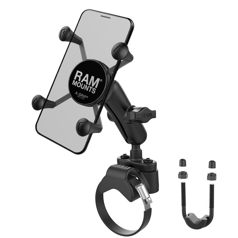 RAM X-Grip Phone Mount with ATV-UTV Rail Base (RAM-B-231-2-UN7U) (sku 53840) - BuyBits Ltd UK