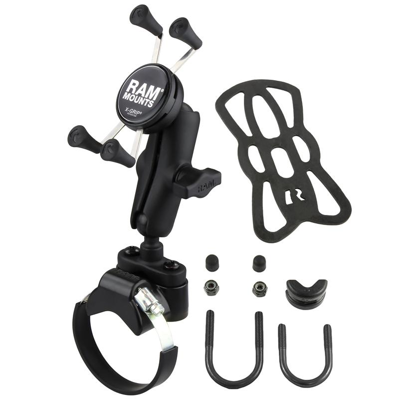 RAM X-Grip Phone Mount with ATV-UTV Rail Base (RAM-B-231-2-UN7U) (sku 53840) - BuyBits Ltd UK