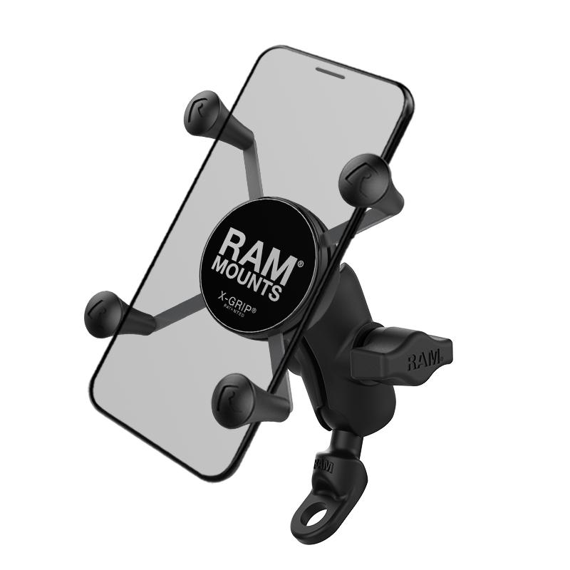 RAM X-Grip Phone Mount with 9mm Angled Bolt Head Adapter (RAM-B-272-A-UN7) (sku 50952) - BuyBits Ltd UK