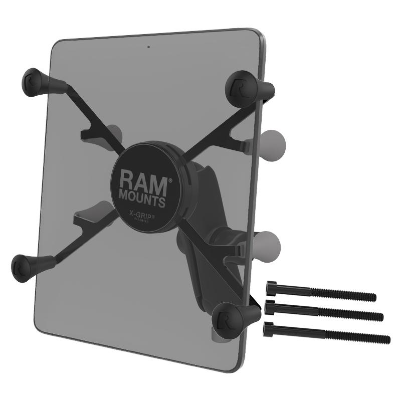 RAM X-Grip with Motorcycle Handlebar Clamp Base for 7"-8" Tablets (RAM-B-367-UN8U) (sku 51105) - BuyBits Ltd UK