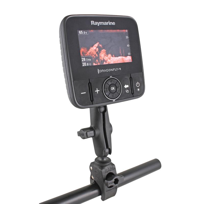RAM Tough-Claw Small Clamp Mount for Raymarine Dragonfly Series (RAM-B-400-379-M616U) (sku 54469) - BuyBits Ltd UK