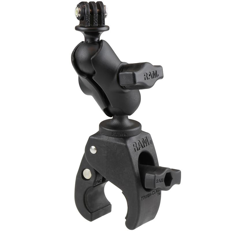 RAM Tough-Claw Small Clamp Mount with Universal Action Camera Adapter (RAM-B-400-A-GOP1U) (sku 51132) - BuyBits Ltd UK