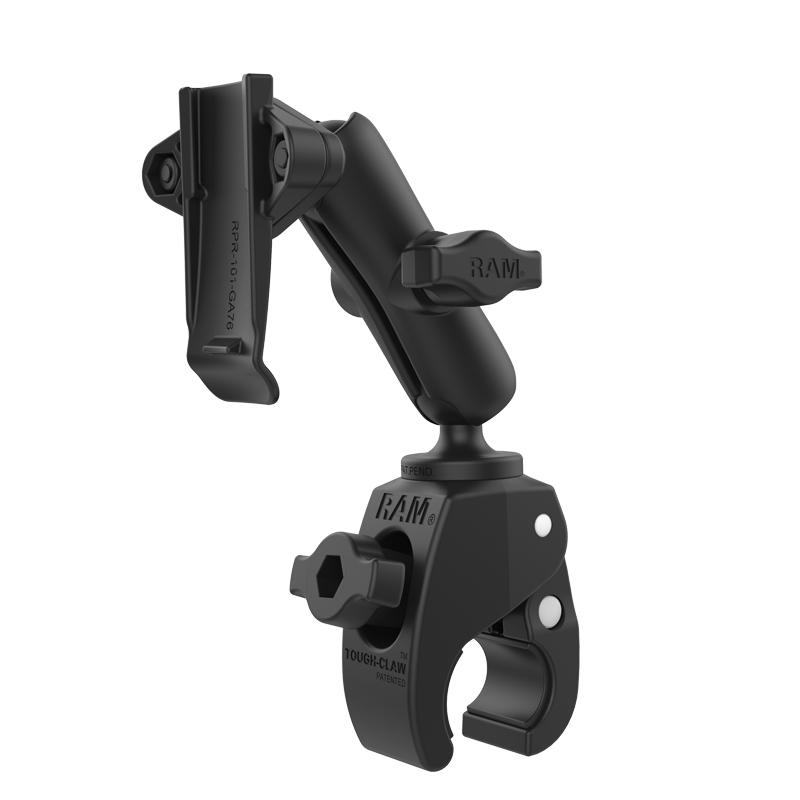 RAM Tough-Claw Small Clamp Mount with Garmin Spine Clip Holder (RAM-B-400-GA76U) (sku 54877) - BuyBits Ltd UK