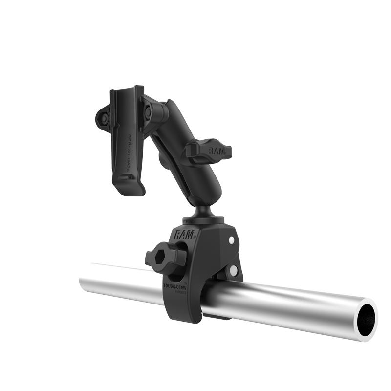 RAM Tough-Claw Small Clamp Mount with Garmin Spine Clip Holder (RAM-B-400-GA76U) (sku 54877) - BuyBits Ltd UK