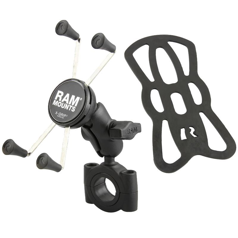 RAM X-Grip Large Phone Mount with RAM Torque Large Rail Base (RAM-B-408-112-15-A-UN10) (sku 50924) - BuyBits Ltd UK