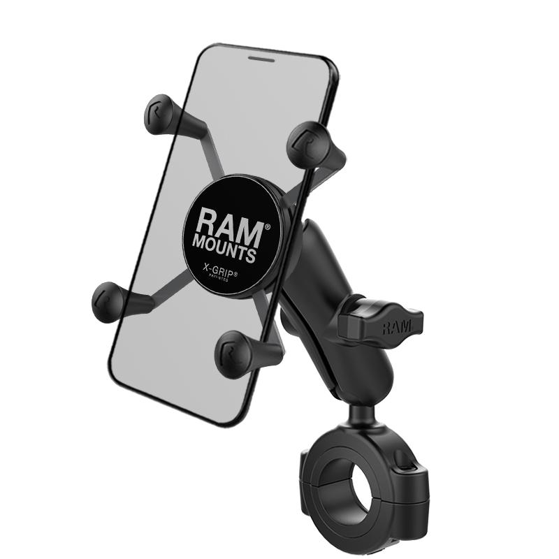RAM X-Grip Phone Mount with RAM Torque Large Rail Base (RAM-B-408-112-15-UN7U) (sku 50940) - BuyBits Ltd UK