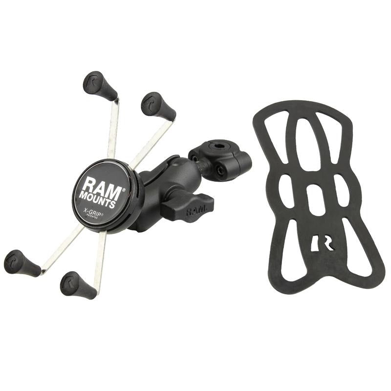 RAM X-Grip Large Phone Mount with RAM Torque Small Rail Base (RAM-B-408-37-62-A-UN10) (sku 50944) - BuyBits Ltd UK