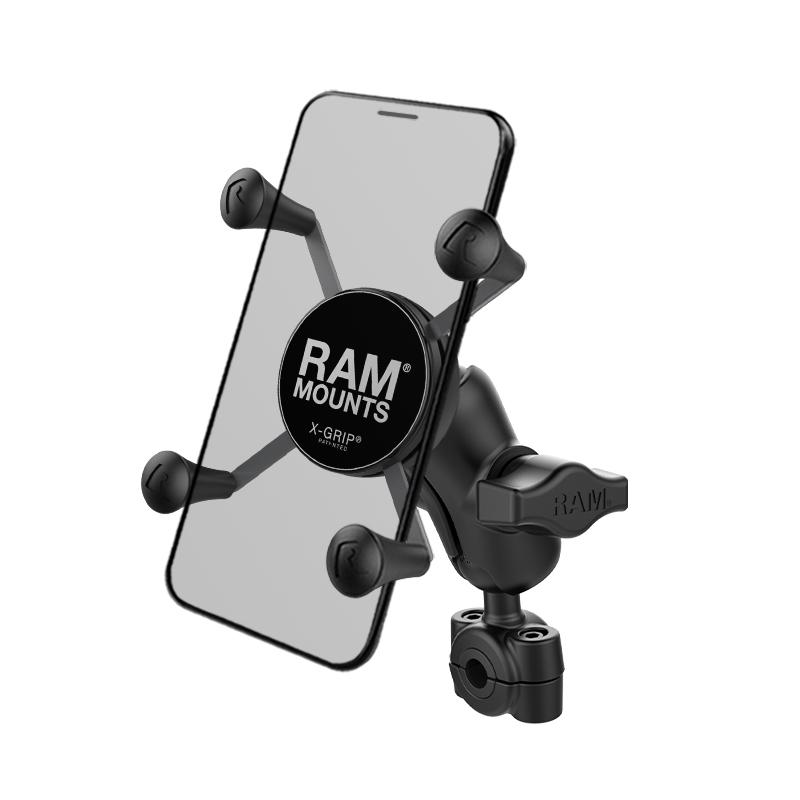 RAM X-Grip Phone Mount with RAM Torque Small Rail Base (RAM-B-408-37-62-A-UN7U) (sku 50931) - BuyBits Ltd UK