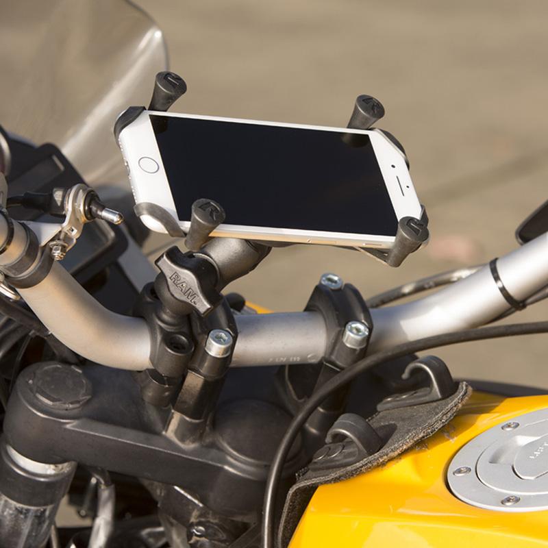 RAM X-Grip Large Phone Mount with RAM Torque Medium Rail Base (RAM-B-408-75-1-A-UN10) (sku 53843) - BuyBits Ltd UK