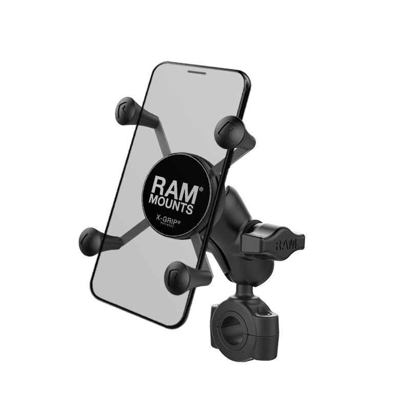 RAM X-Grip Phone Mount with RAM Torque Medium Rail Base (RAM-B-408-75-1-A-UN7U) (sku 50949) - BuyBits Ltd UK