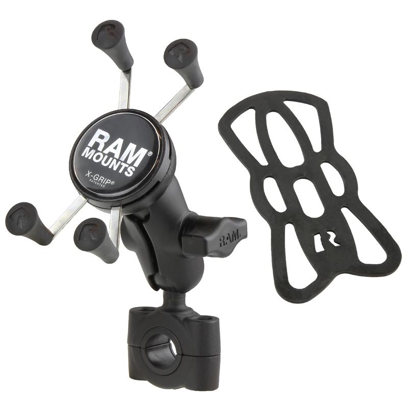 RAM X-Grip Phone Mount with RAM Torque Medium Rail Base (RAM-B-408-75-1-A-UN7U) (sku 50949) - BuyBits Ltd UK