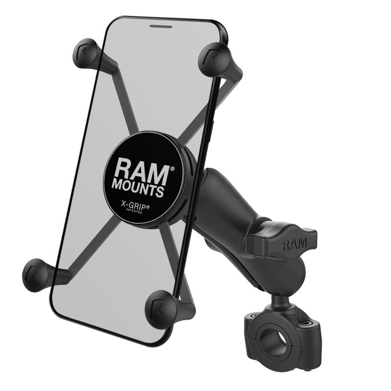 RAM X-Grip Large Phone Mount with RAM Torque Medium Rail Base (RAM-B-408-75-1-UN10U) (sku 50926) - BuyBits Ltd UK
