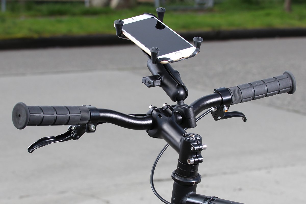 RAM X-Grip Large Phone Mount with RAM Torque Medium Rail Base (RAM-B-408-75-1-UN10U) (sku 50926) - BuyBits Ltd UK