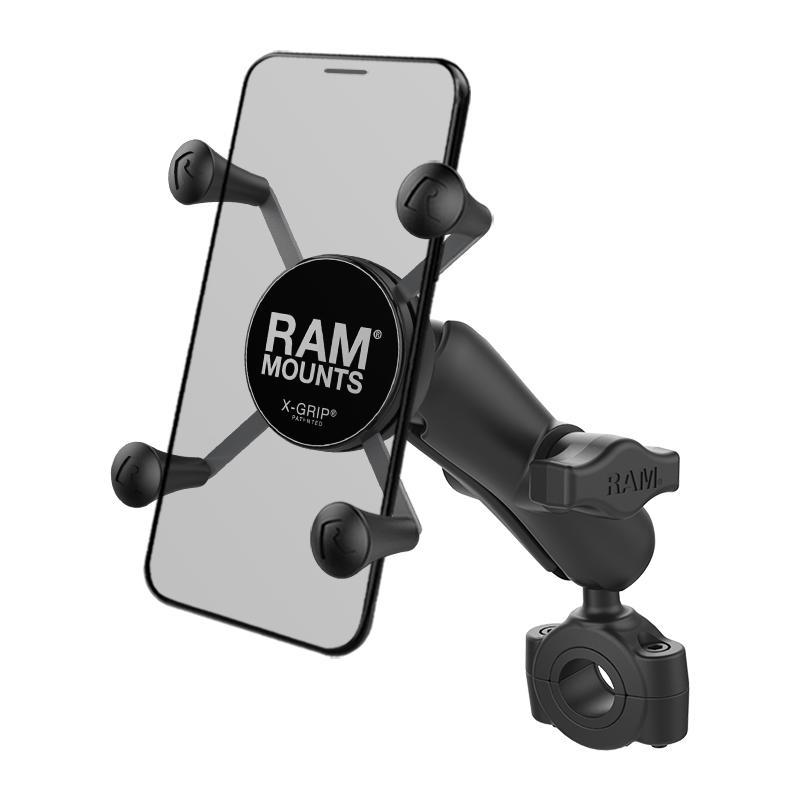 RAM X-Grip Large Phone Mount with RAM Torque Small Rail Base (RAM-B-408-37-62-A-UN10) (sku 50944) - BuyBits Ltd UK